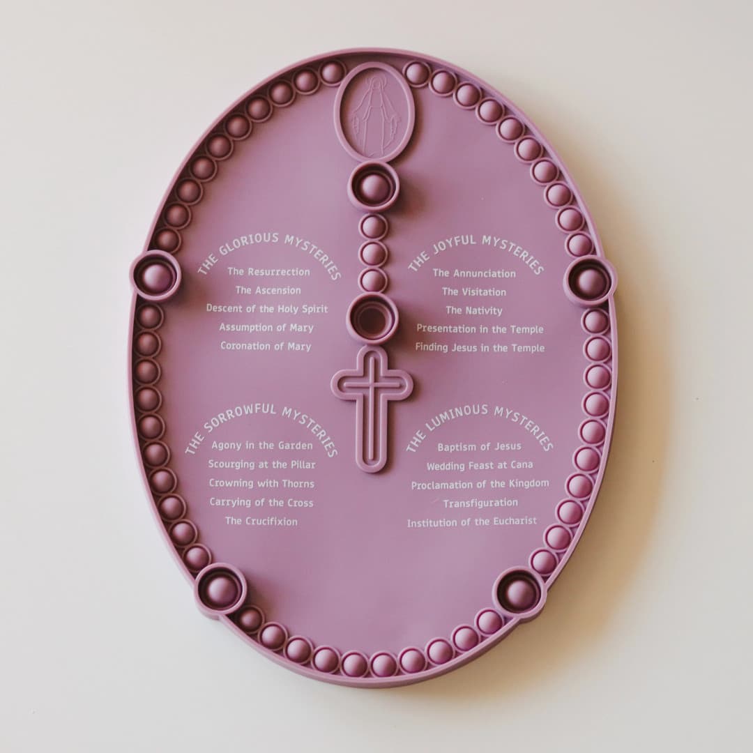 Rosary Popper: Mauve