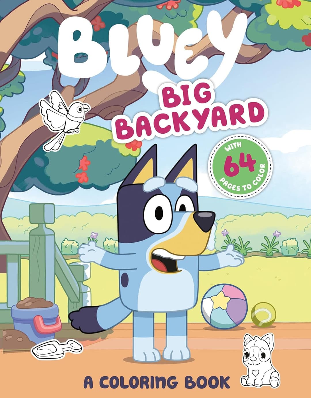 Bluey Big Backyard: A Coloring Book